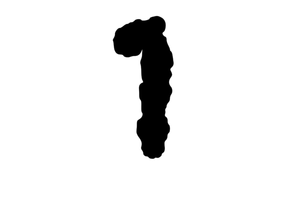 Ink Blot Stain Mono Number 1