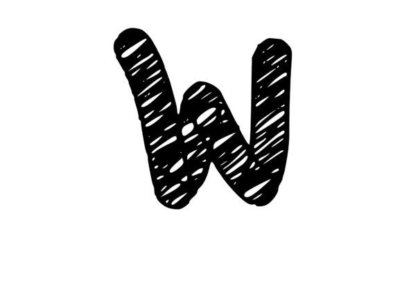 Rough and Messy Scribbled Mono Letter W – Honest Design Review
